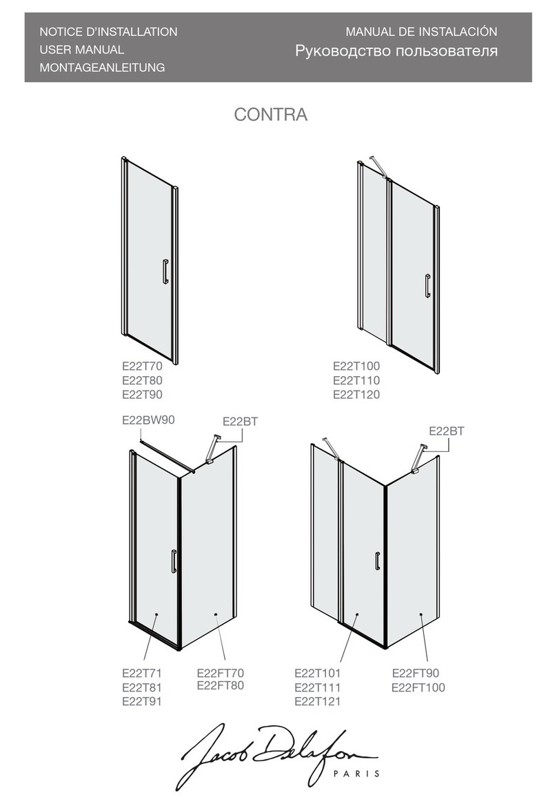 Jacob Delafon CONTRA E22T70 User manual Jacob Delafon CONTRA E22T70 User manual