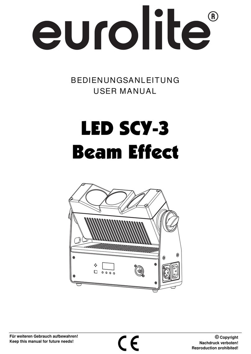 EuroLite SCY-3 User manual