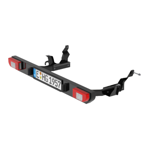 hymer Backrack+ Number & Light Bar Safety and installation instructions hymer Backrack+ Number & Light Bar Safety and installation instructions