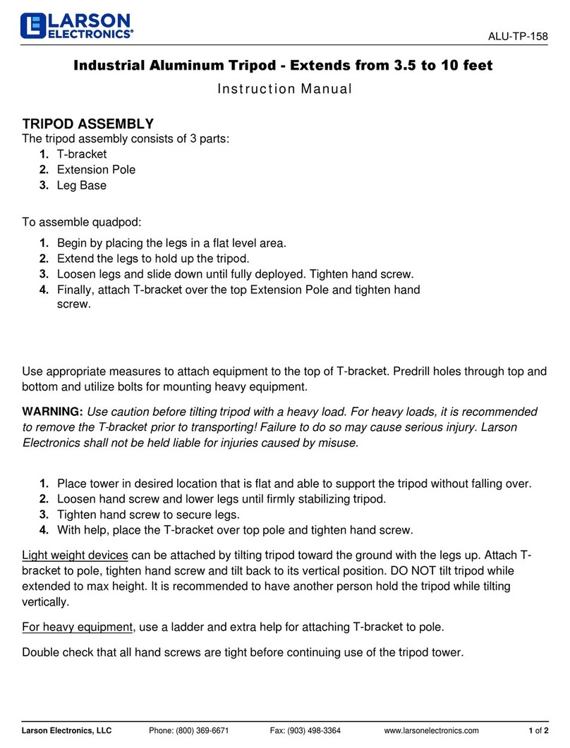 Larson Electronics ALU-TP-158 instruction manual