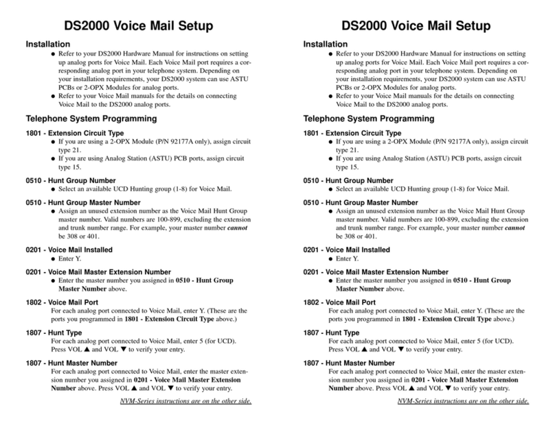 NEC DS2000 IntraMail instructions