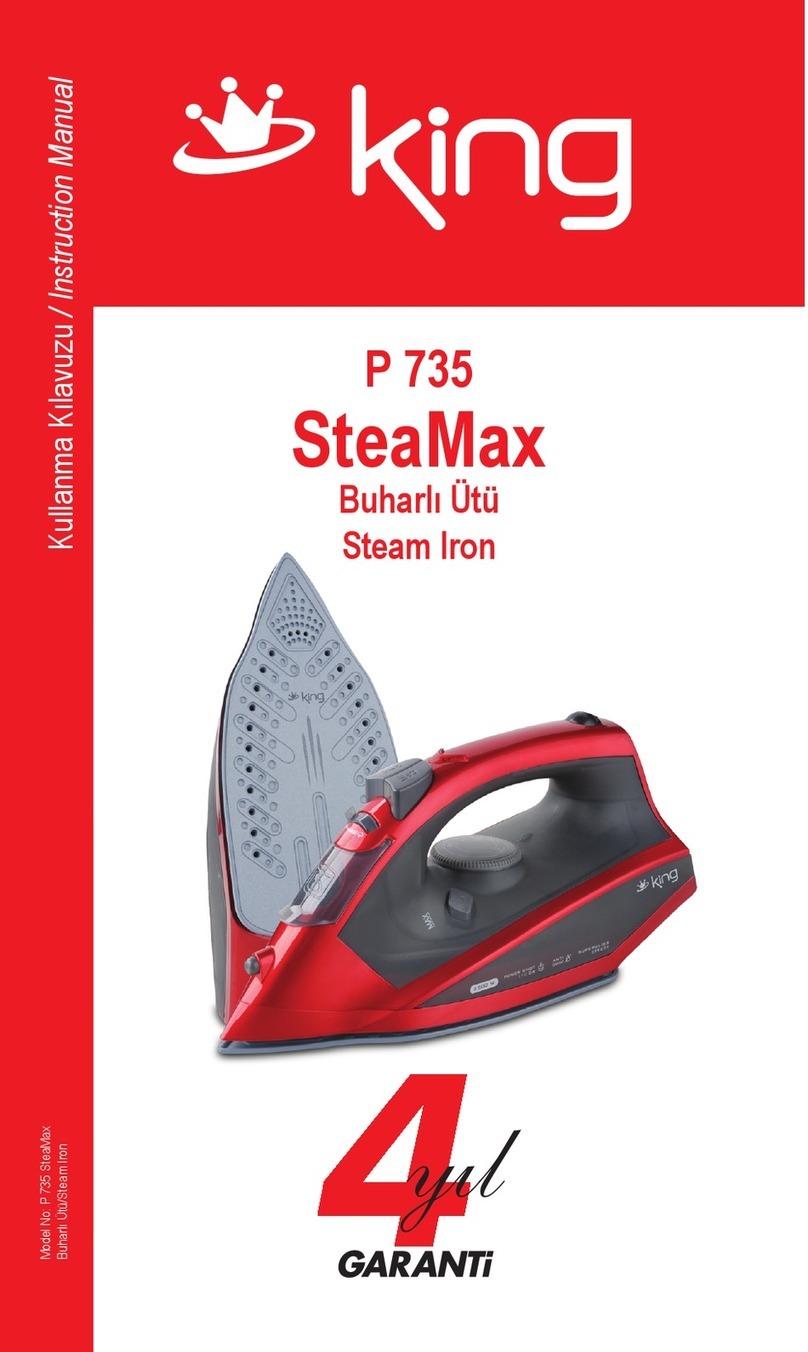 KING SteaMax P 735 instruction manual