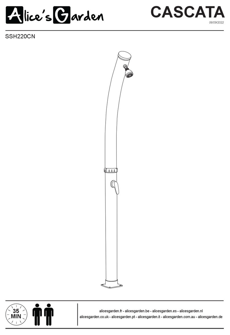 Alice's Garden CASCATA SSH220CN User manual