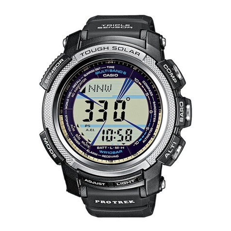 Casio Pro Trek PRW-2000-1ER Operation guide