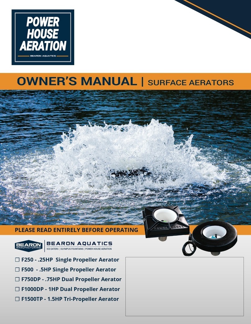 Bearon Aquatics F250 owner's manual Bearon Aquatics F250 owner's manual