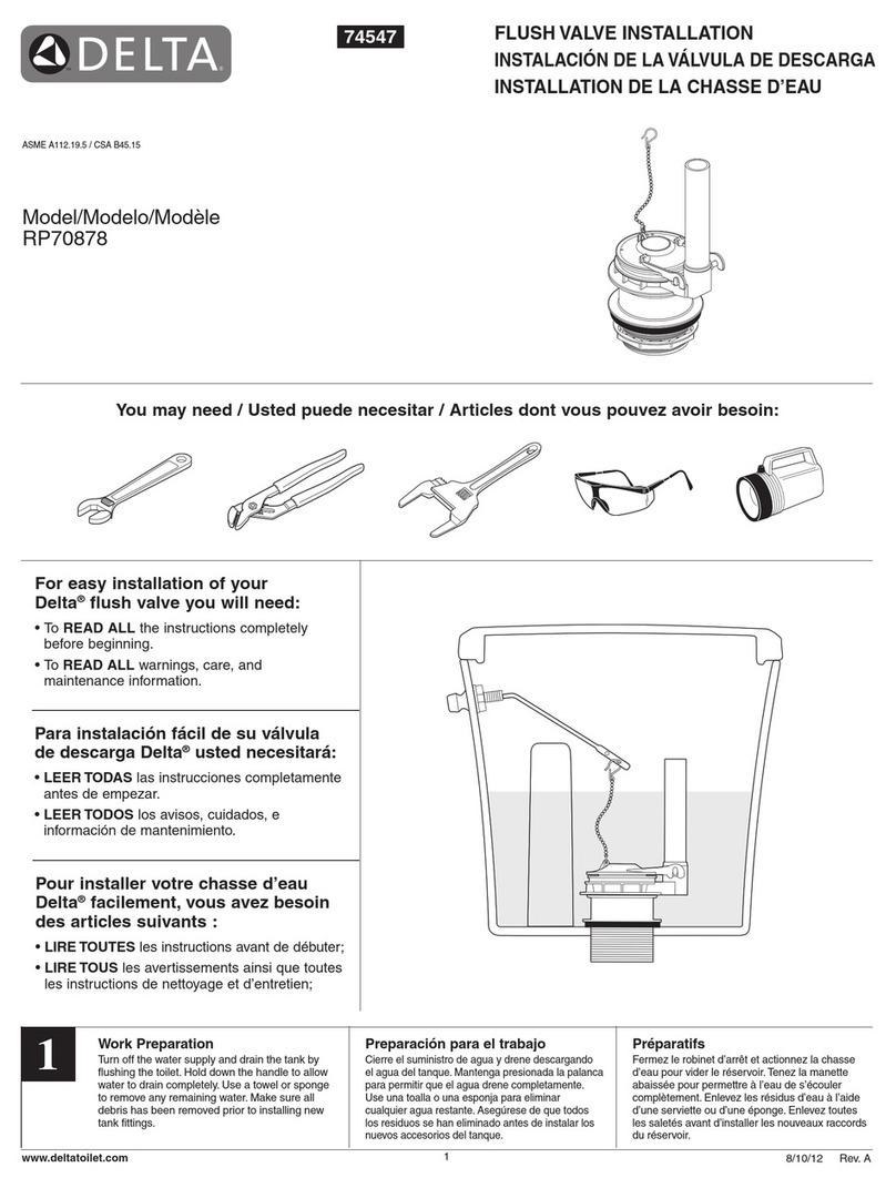 Delta RP70878 Installation