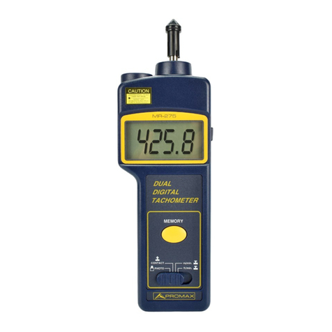 Promax MR-275 User manual