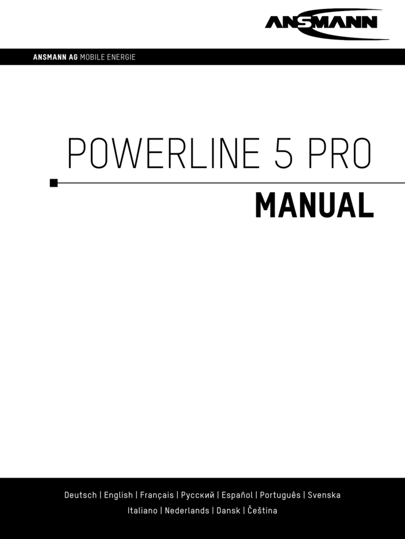 ANSMANN POWERLINE 5 PRO manual