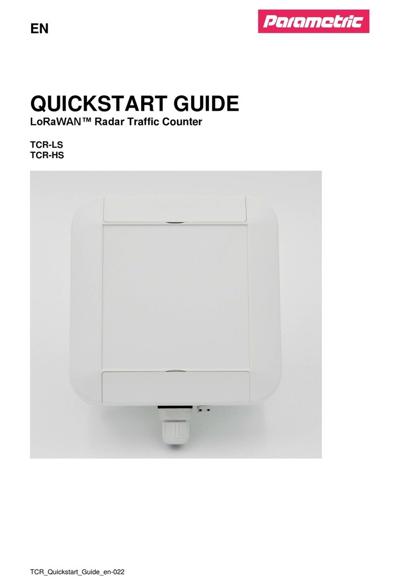 Parametric LoRaWAN TCR-LS quick start guide