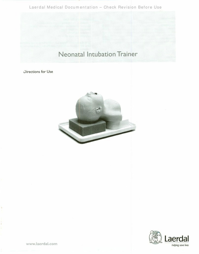 laerdal Neonatal Intubation Trainer Directions for use