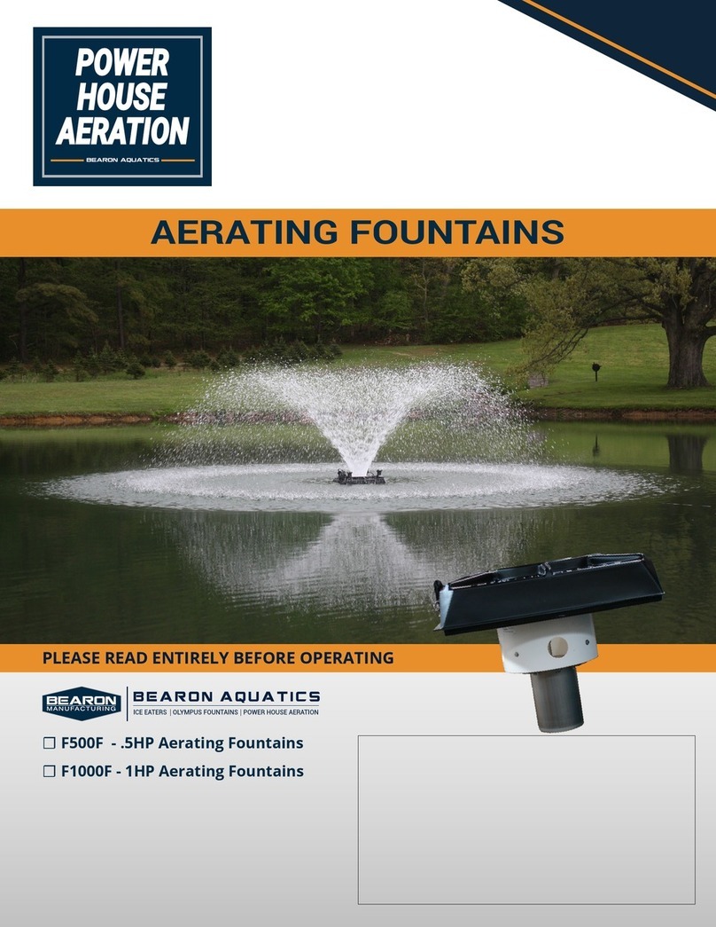 Bearon Aquatics F500F owner's manual Bearon Aquatics F500F owner's manual
