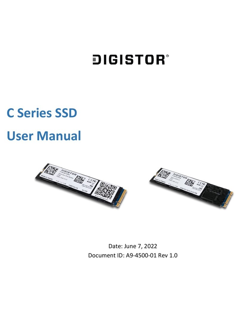 Digistor C Series User manual