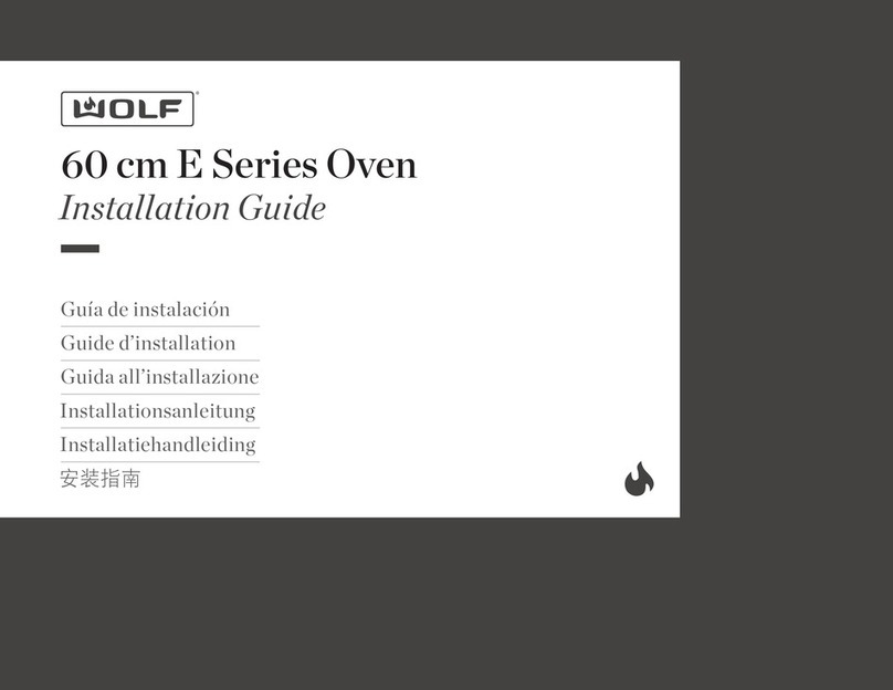 Wolf E Series User manual