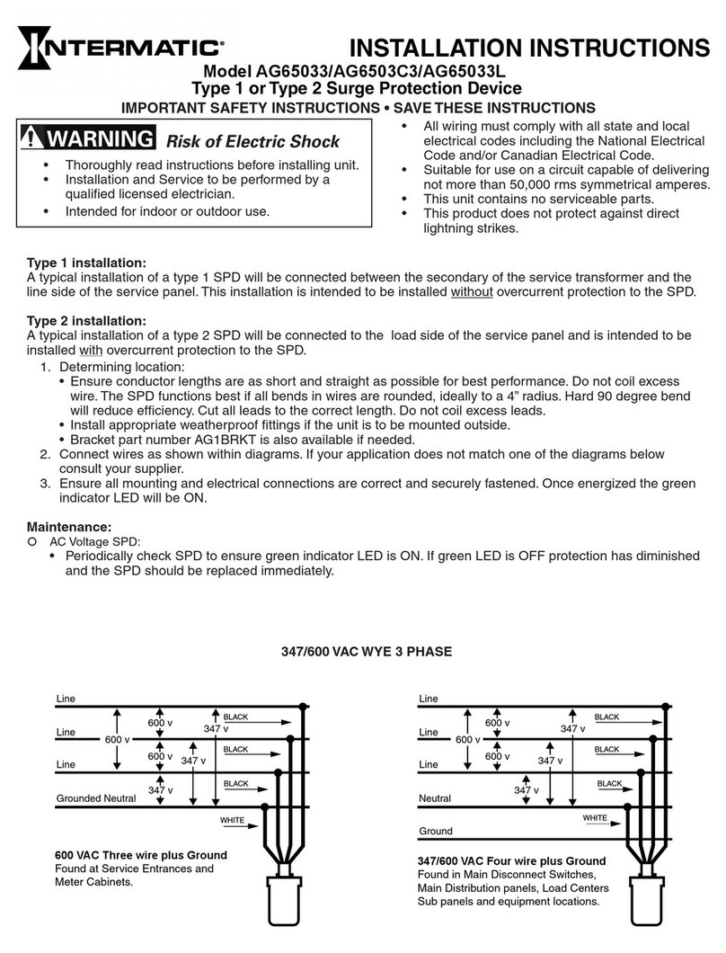 Intermatic AG65033 installation instructions