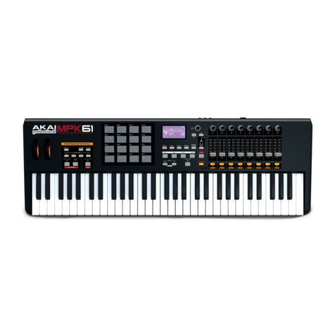 Akai MPK 61 Service manual