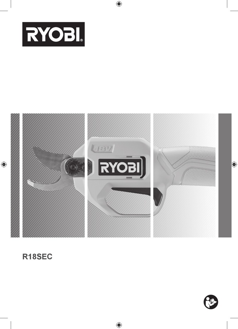 Ryobi ONE Plus R18SEC User manual