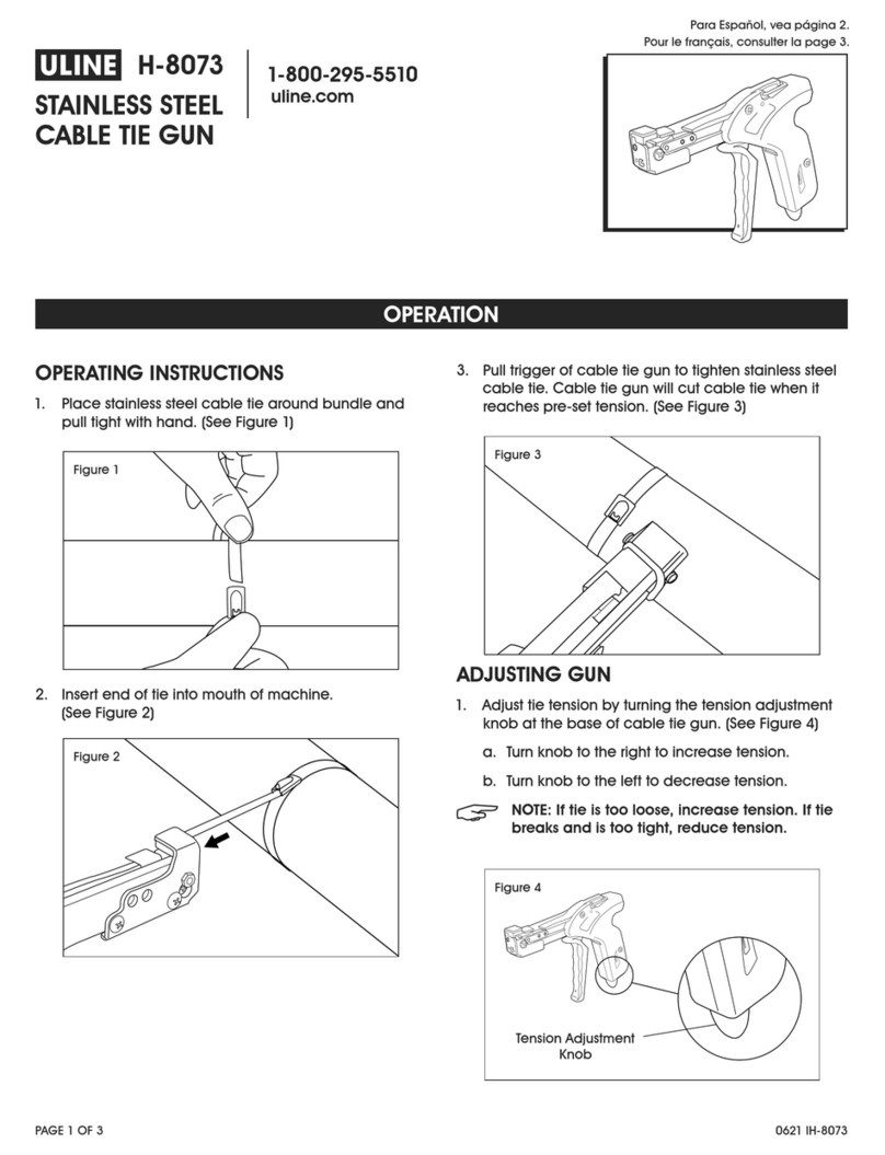 U-Line H-8073 User manual