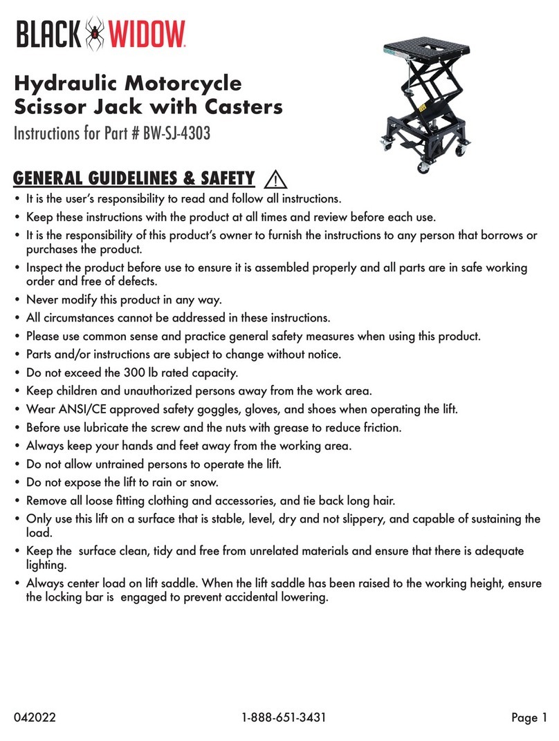 Black Widow BW-SJ-4303 User manual