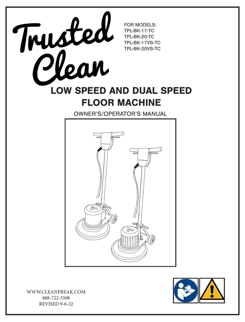 Trusted Clean TPL-BK-17-TC Owner's manual Trusted Clean TPL-BK-17-TC Owner's manual