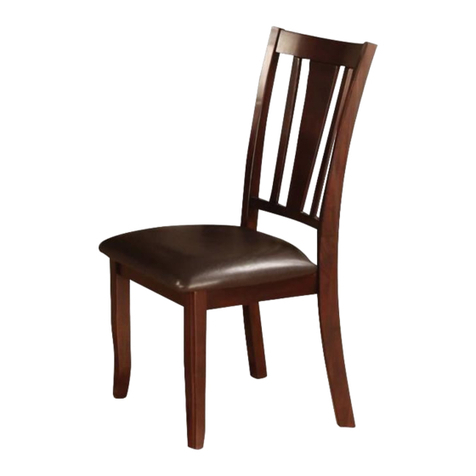 Furniture of America Edgewood CM3336SC-2PK Assembly instructions