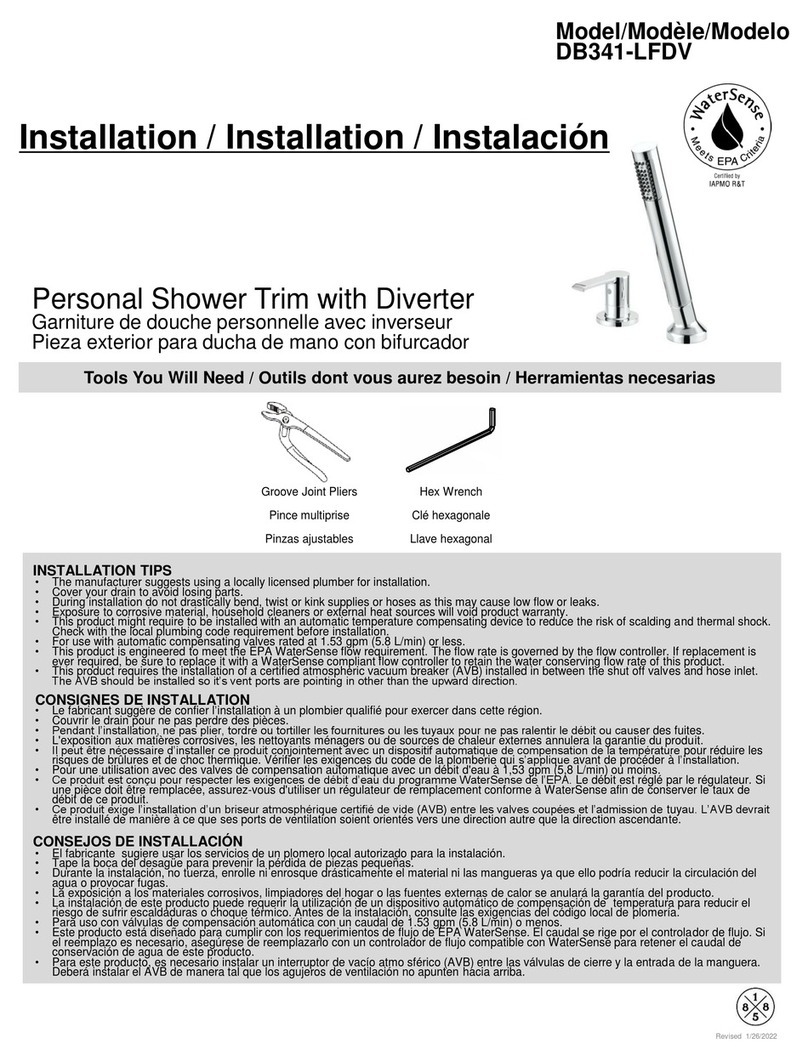 Luxart DB341-LFDV Installation
