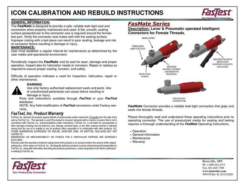 FasTest FasMate Series User manual