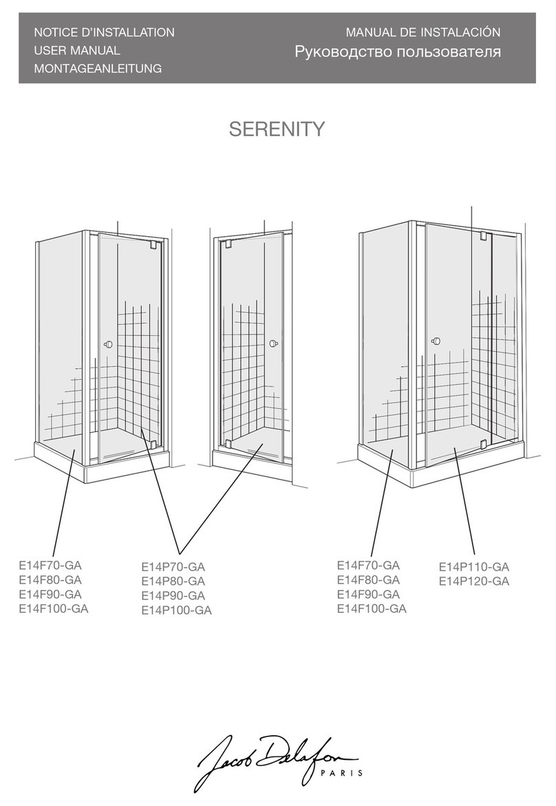 Jacob Delafon SERENITY E14P70-GA User manual