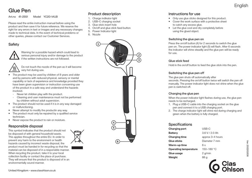 Clas Ohlson YC20-V4JB User manual
