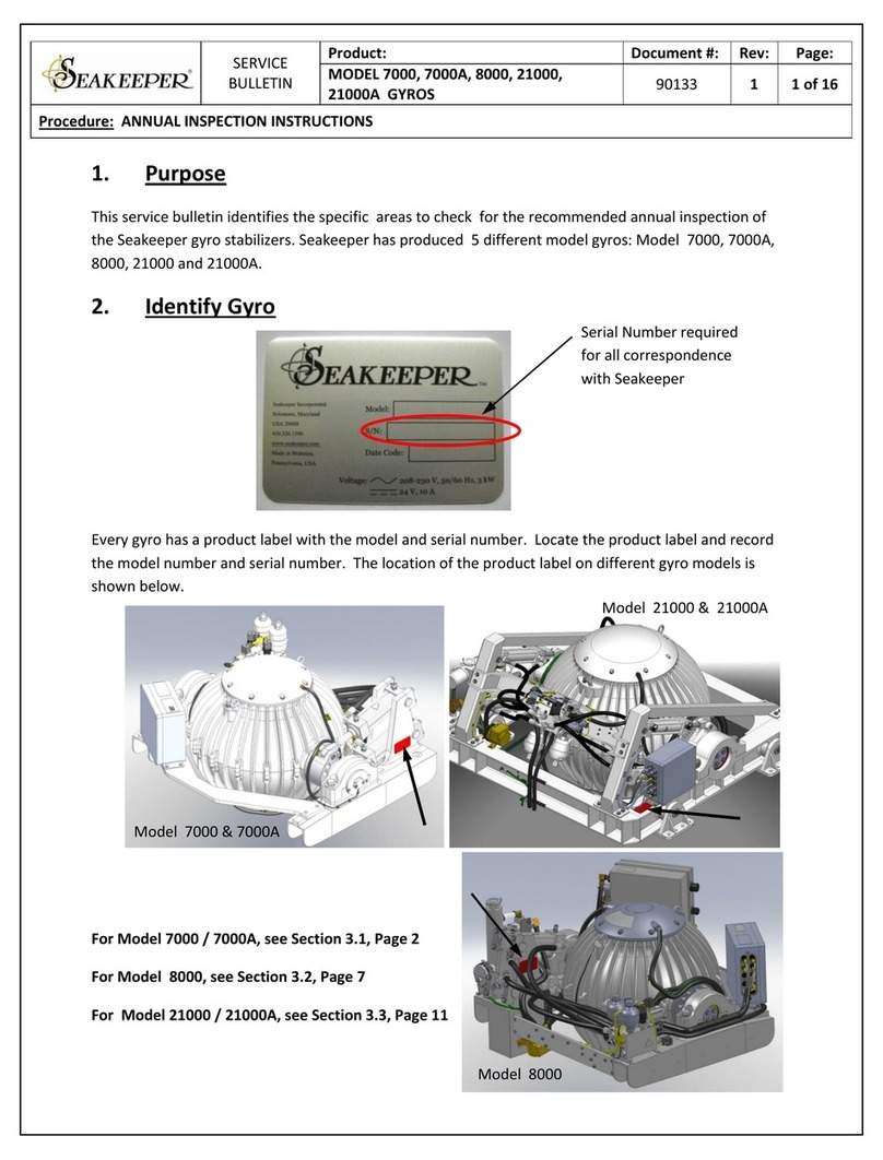 Seakeeper 7000 Service bulletin