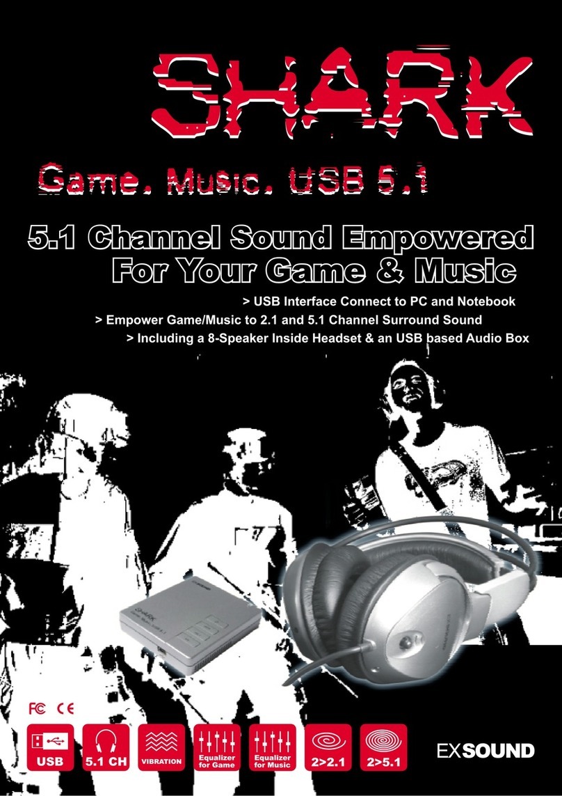 Exsound Shark User manual