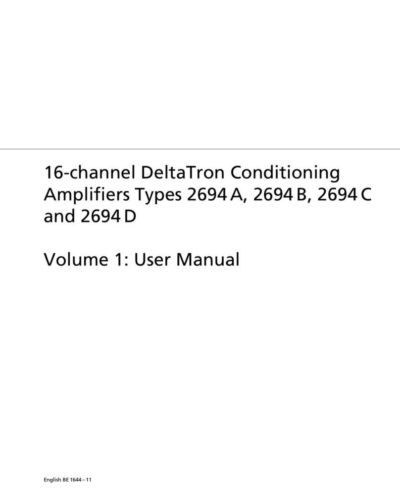 BRUEL & KJAER 2694A user manual