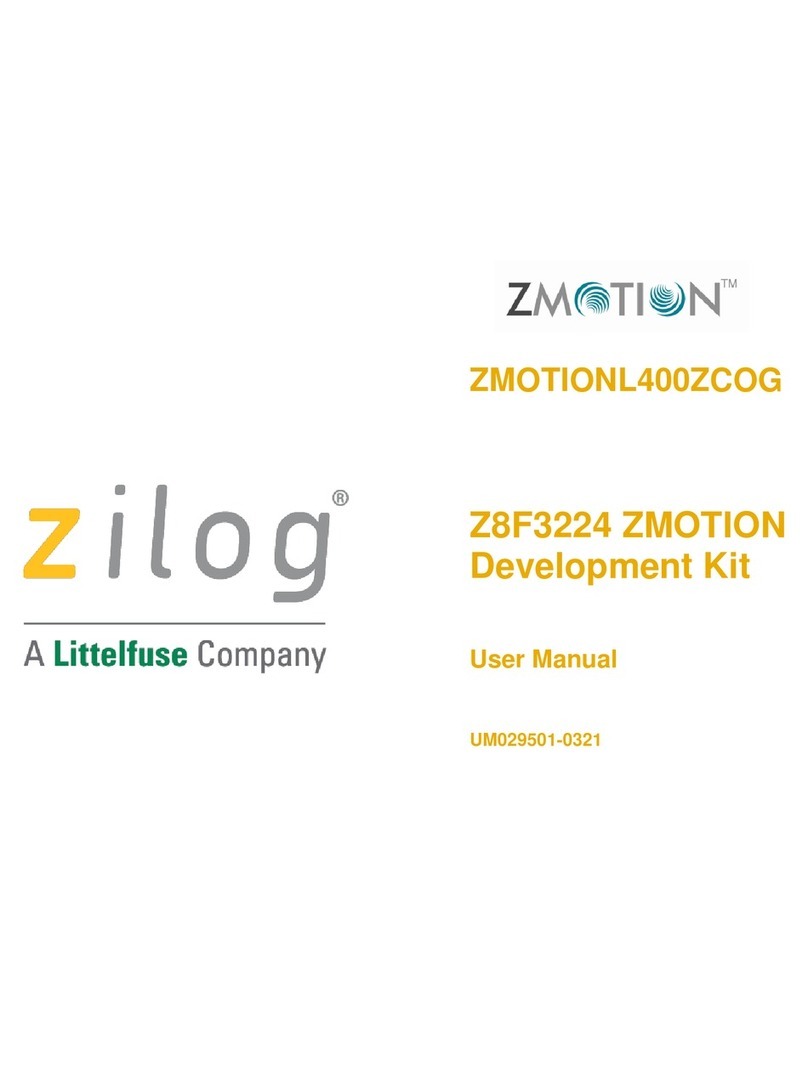 Littelfuse zilog ZMOTIONL400ZCOG user manual