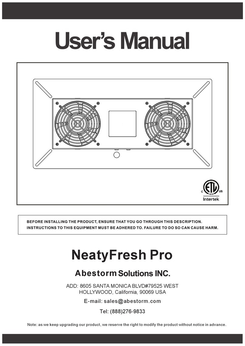 Abestorm NeatyFresh Pro user manual