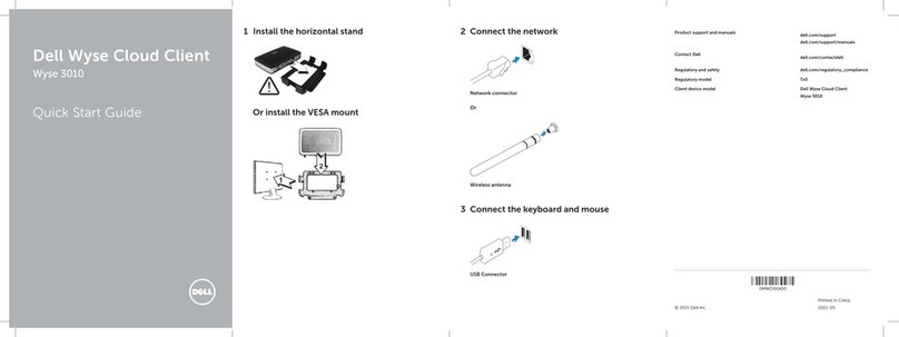 Dell Wyse 3010 quick start guide