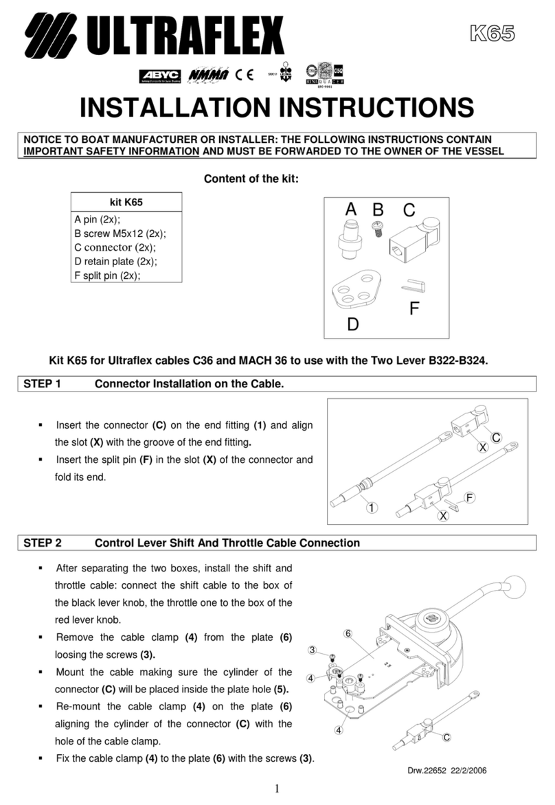 Ultraflex K65 installation instructions