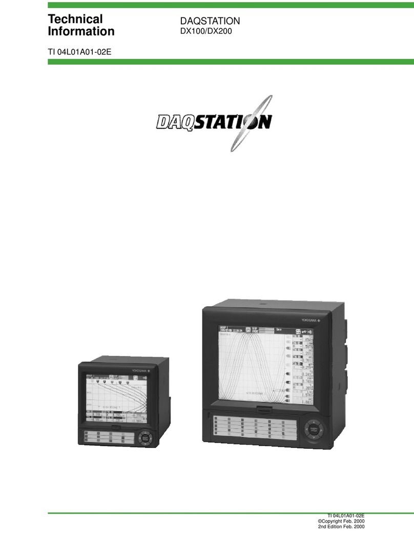 YOKOGAWA DAQSTATION DX100 Manual