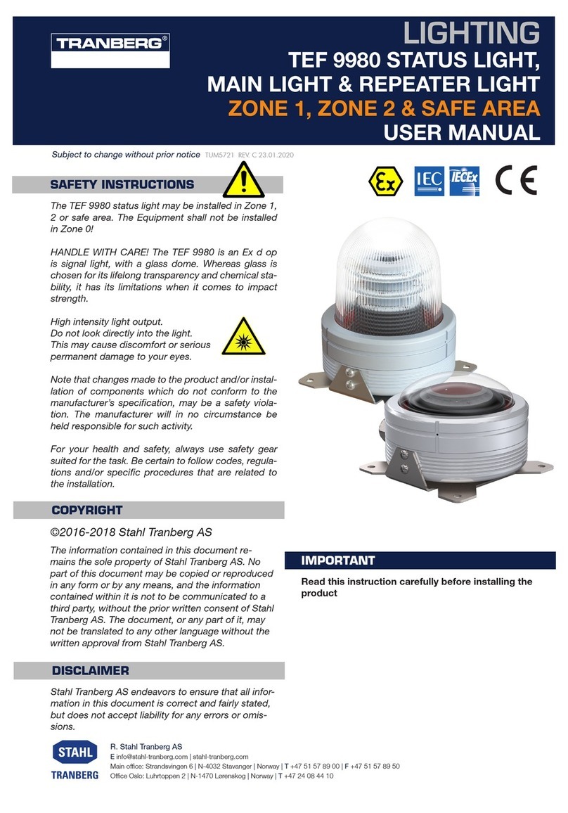 Tranberg TEF 9980 user manual
