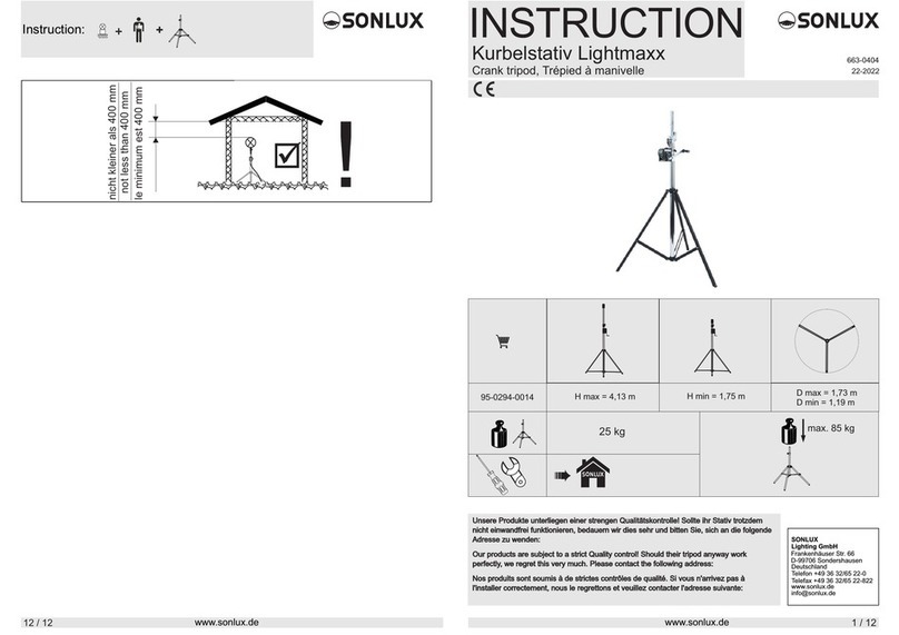 SONLUX LightmaXX instruction manual