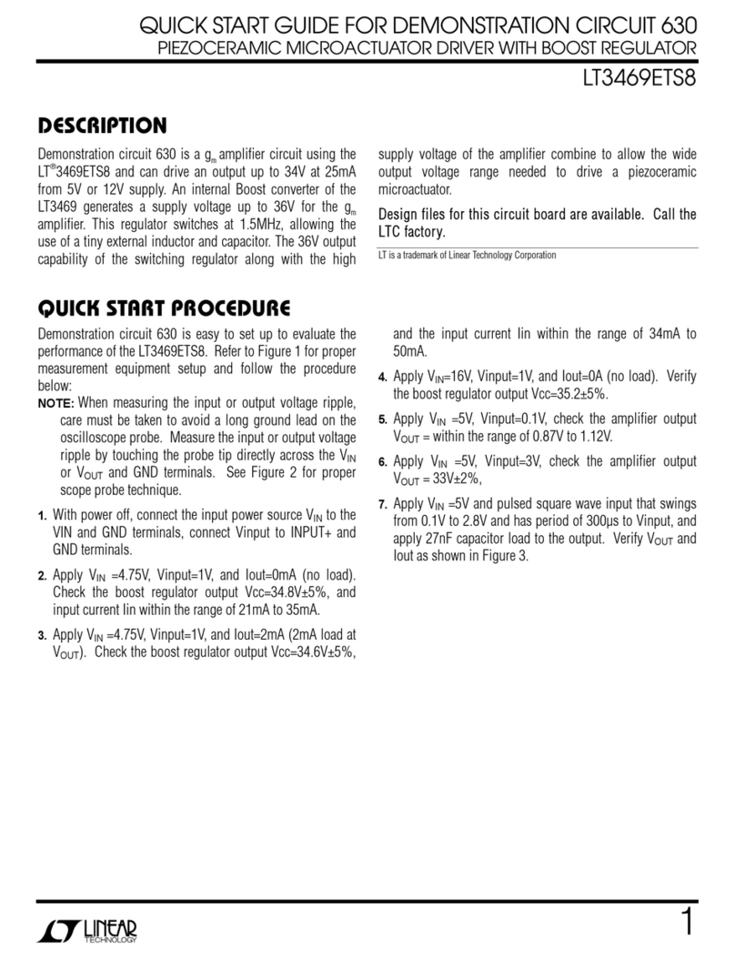 Linear Technology CIRCUIT 630 User manual Linear Technology CIRCUIT 630 User manual