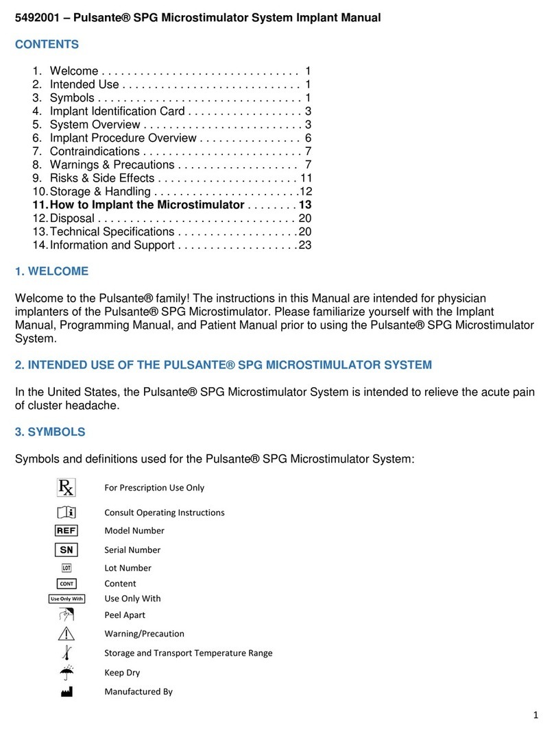 Autonomic Pulsante 5492001 manual