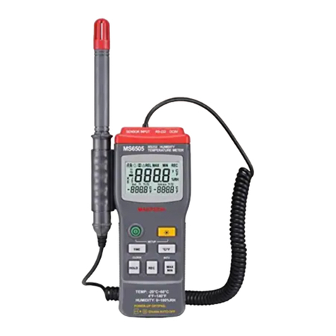 Mgl MASTECH MS6505 quick start guide