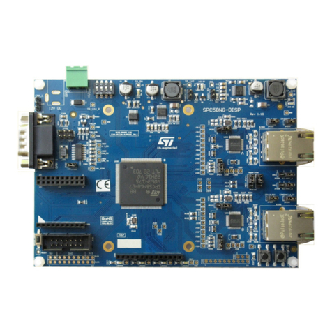 ST SPC58NG-DISP User manual ST SPC58NG-DISP User manual
