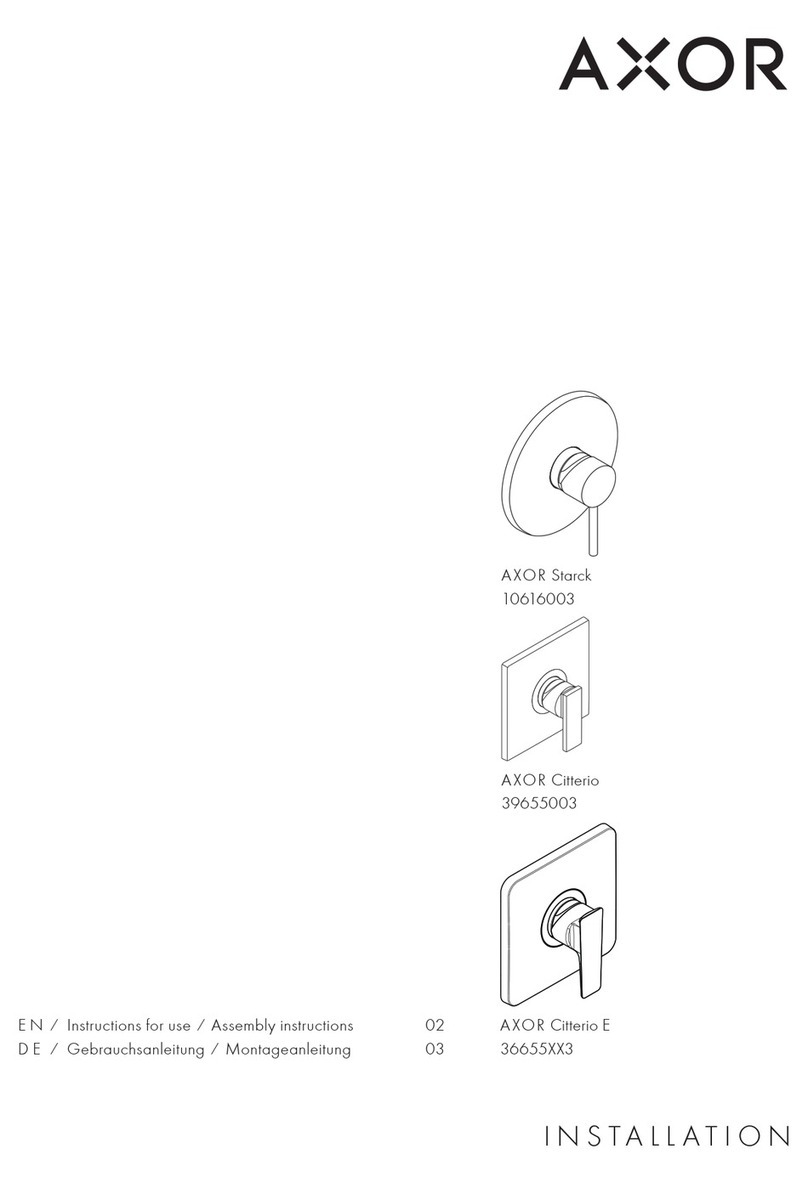 Axor Starck 10616003 Manual