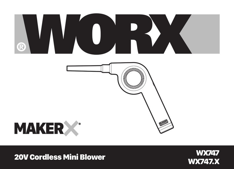 Worx MAKERX WX747.X User manual