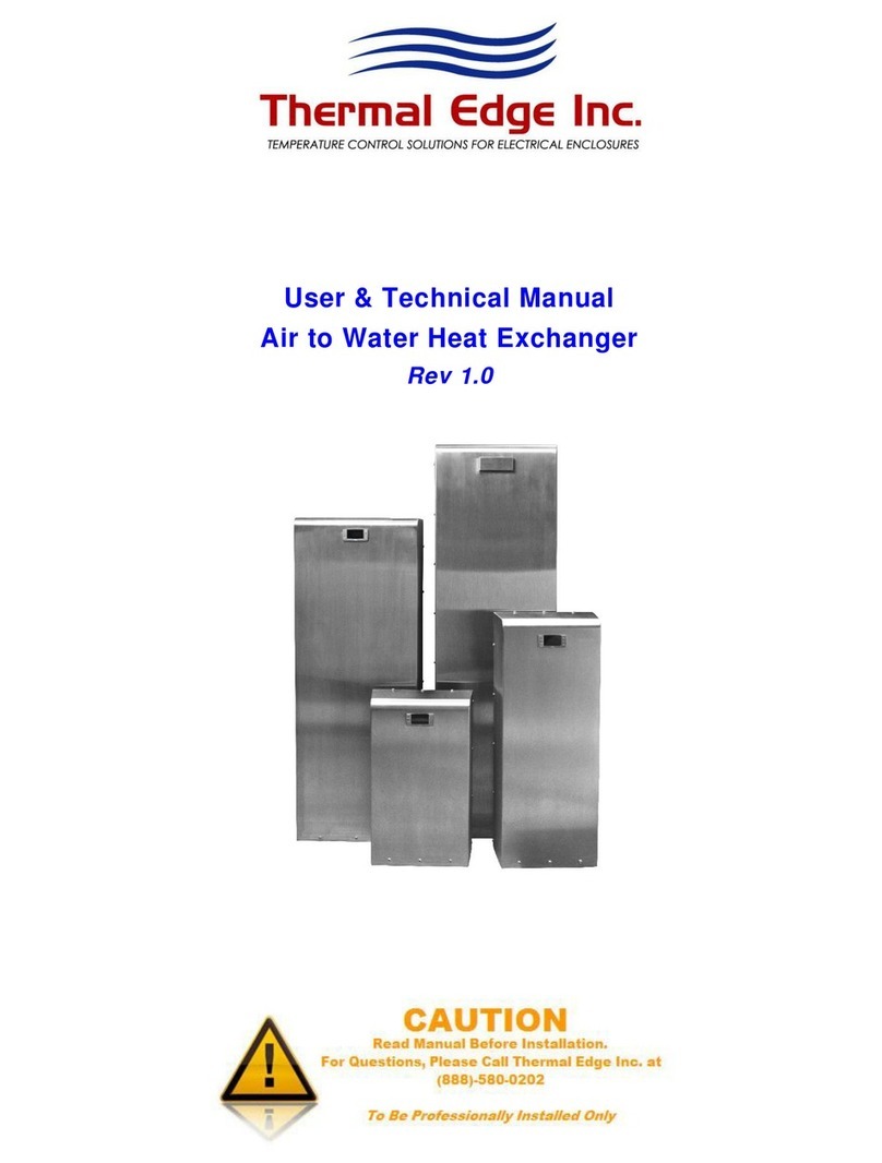 Thermal Edge A2W30120 User's & technical manual