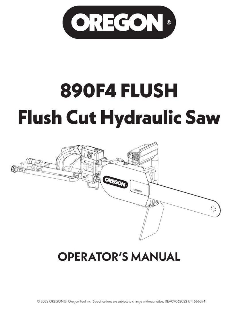 Oregon 890F4 FLUSH User manual
