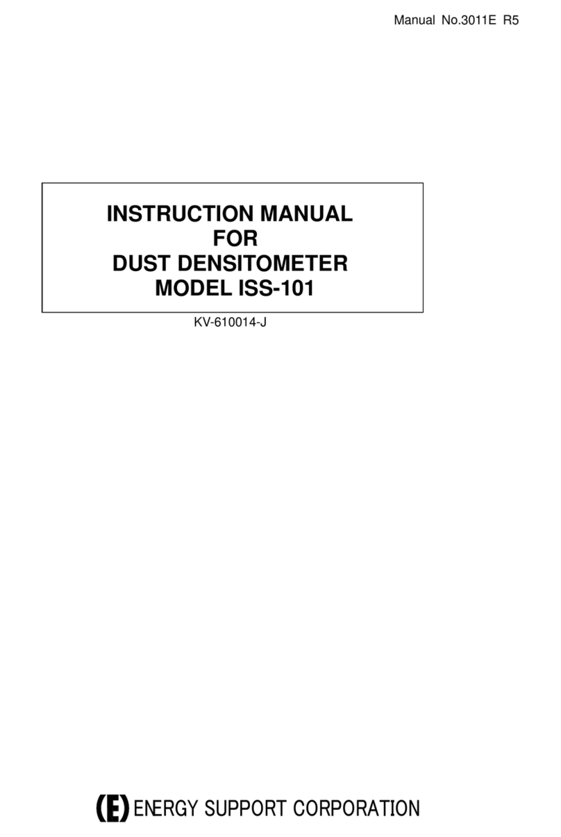 ENERGY SUPPORT CORPORATION ISS-101 instruction manual