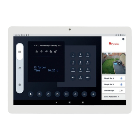 Pyronix HOMECONTROLHUB User manual
