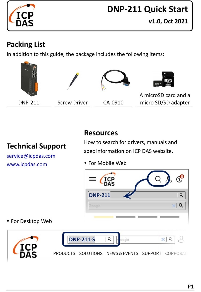ICP DAS USA DNP-211 User manual