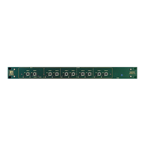 LA Audio PRO Series manual